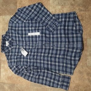 New! Croft & Barrow Extra Soft Flannel. Size Medium.